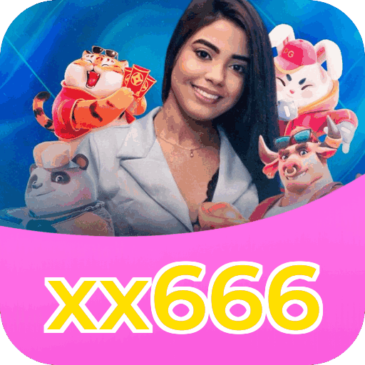 Interface do aplicativo xx666 mostrando jogos disponíveis no iOS e Android